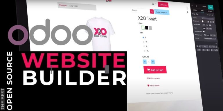 Odoo Website and eCommerce: A Modern Business and Online Shop Website Builder